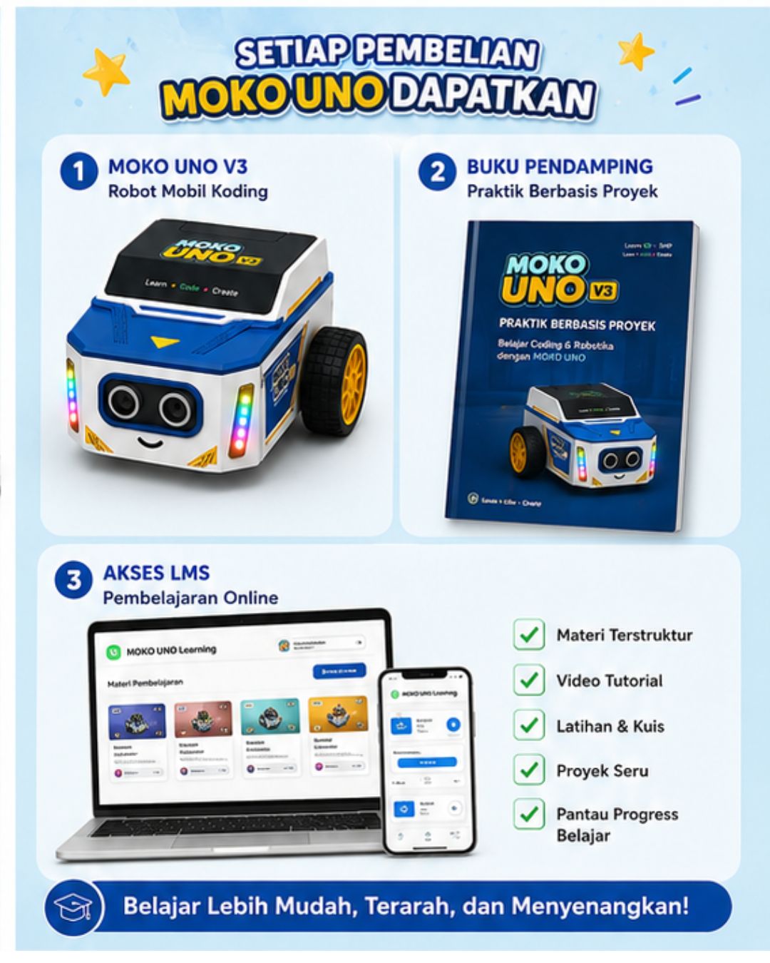 Robot Mobil Koding - MOKO UNO - Image 4